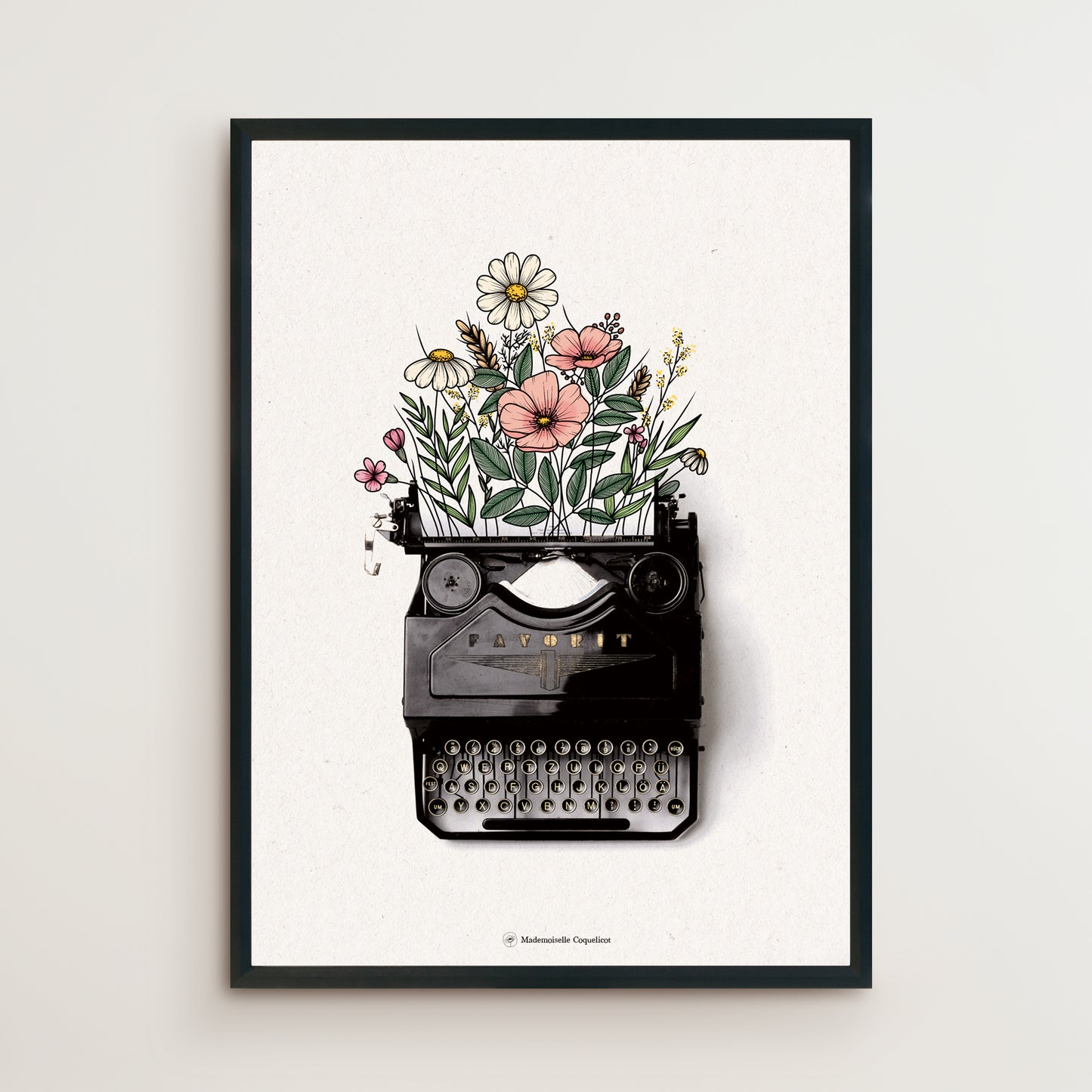 Affiche Machine à fleurs